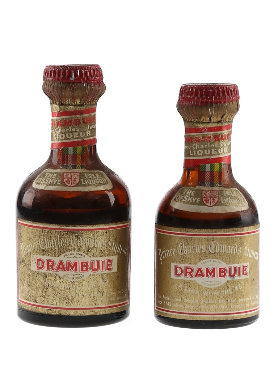 Drambuie Bottled 1960s 2 x 5cl / 40%