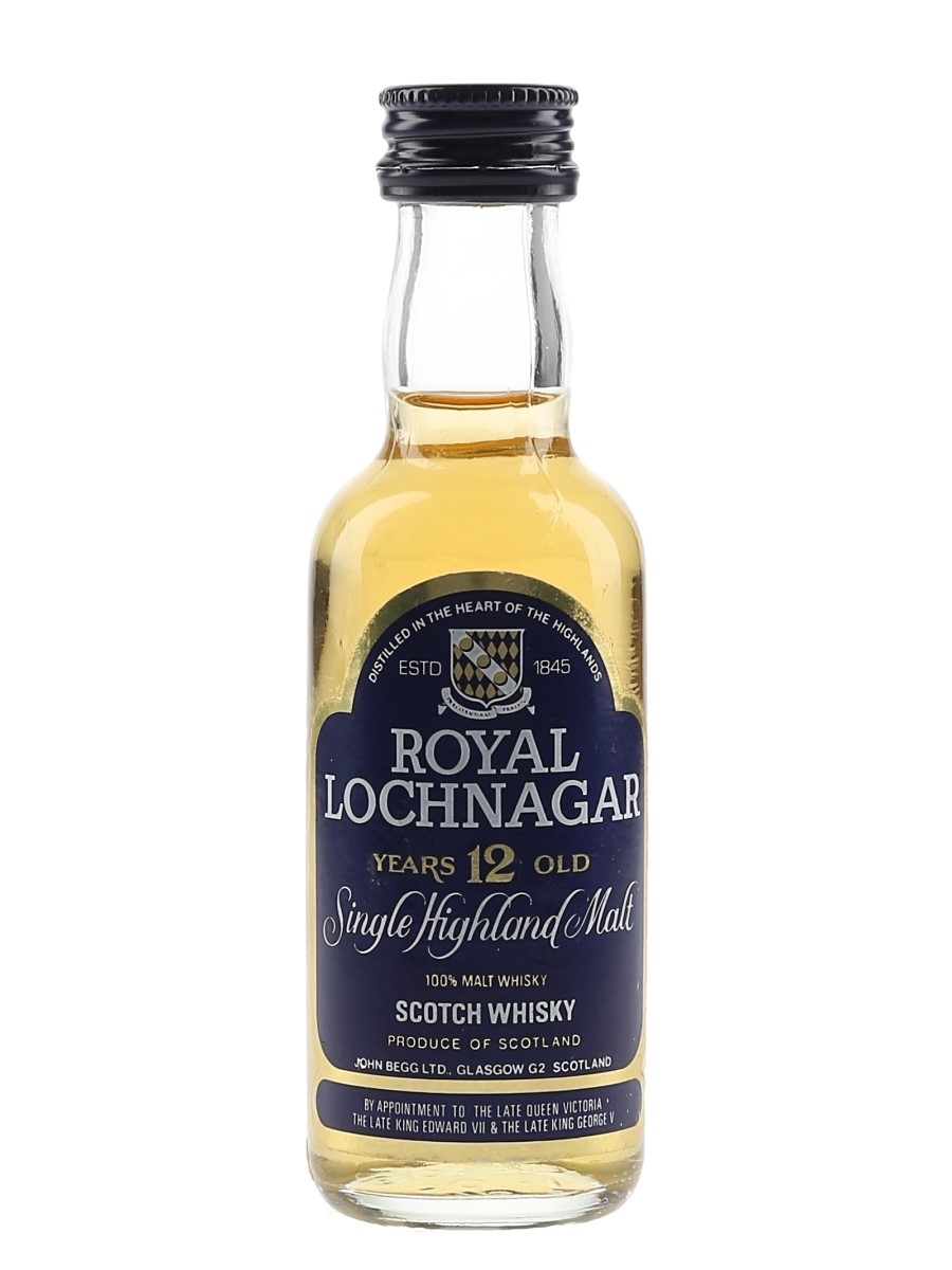Royal Lochnagar 12 Year Old Bottled 1980s 5cl