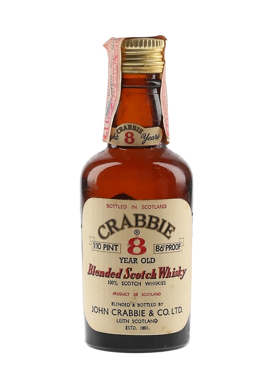 Crabbie 8 Year Old Bottled 1940s-1950s 4.7cl / 43%