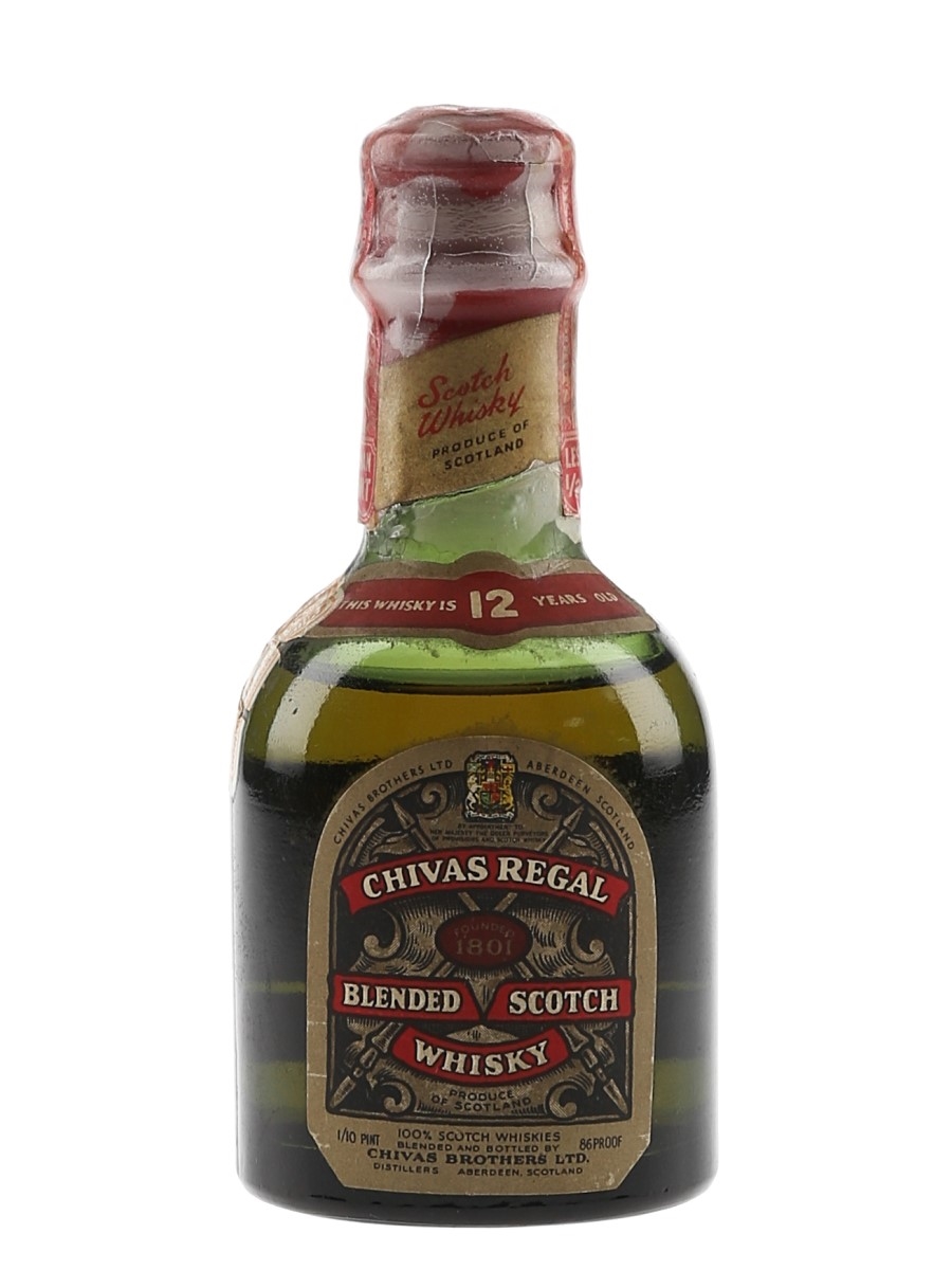 Chivas Regal 12 Year Old Bottled 1950s - General Wine & Spirits Company 4.7cl / 43%