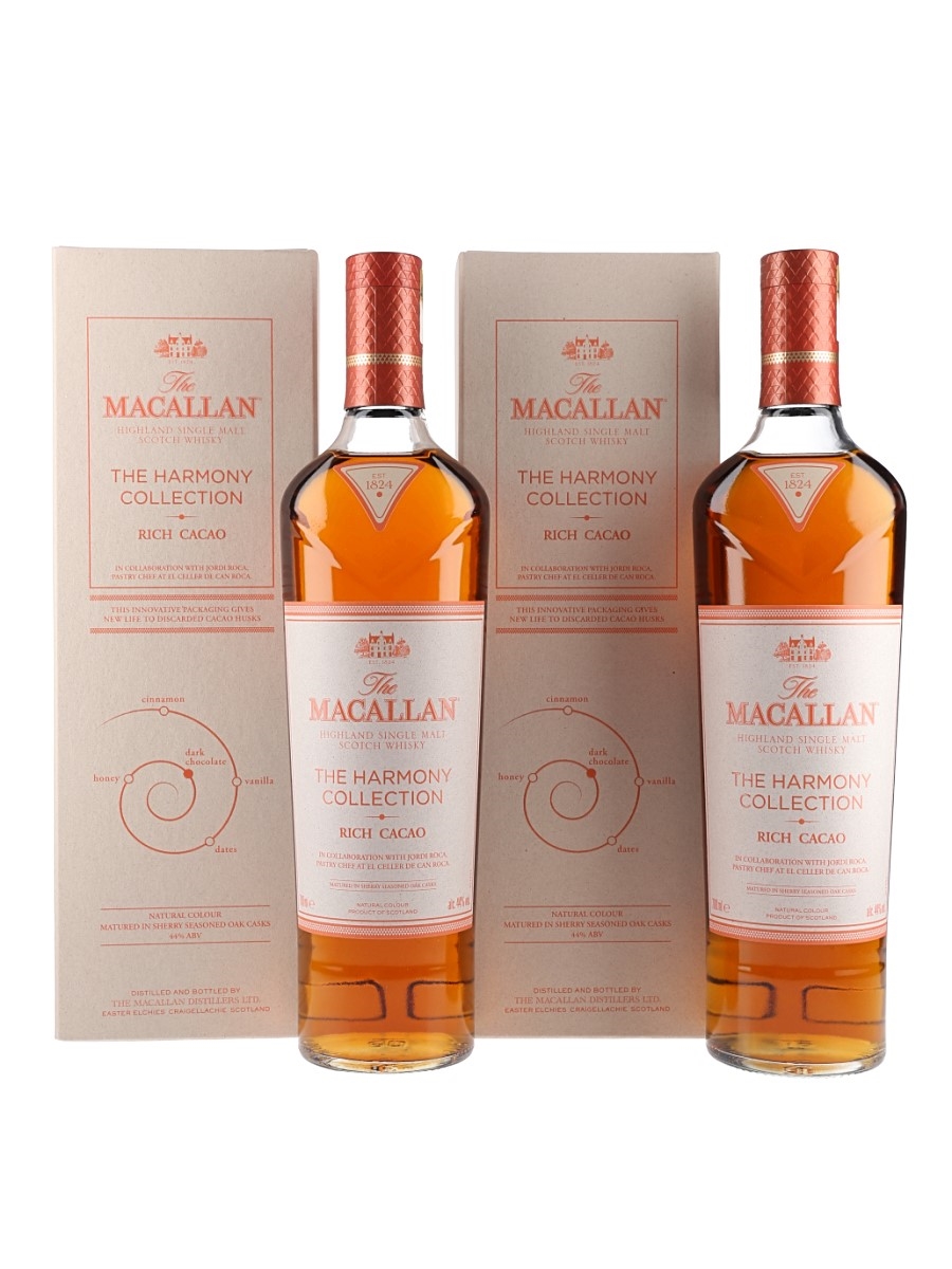 Macallan The Harmony Collection Rich Cacao  2 x 70cl / 44%