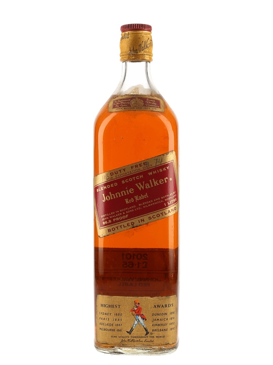 Johnnie Walker Red Label Bottled 1970s 100cl / 43.4%