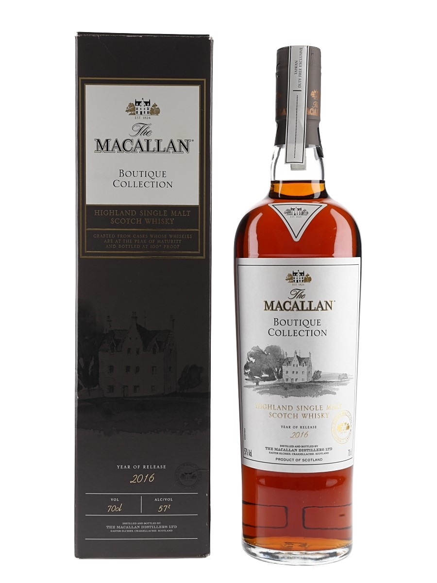 Macallan Boutique Collection 2016 Release - Taiwan Duty Free Exclusive 70cl / 57%