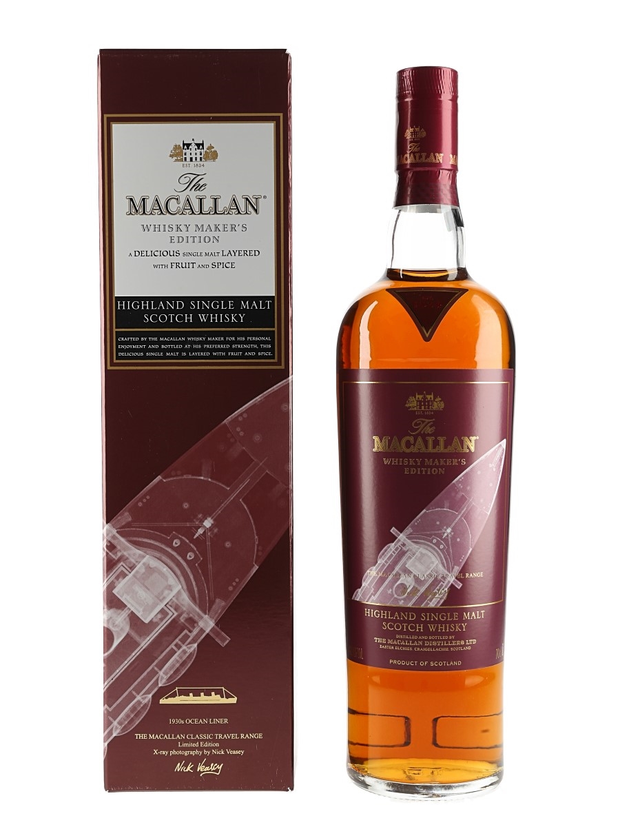 Macallan Whisky Maker's Edition Classic Travel Range - 1930s Ocean Liner 70cl / 42.8%