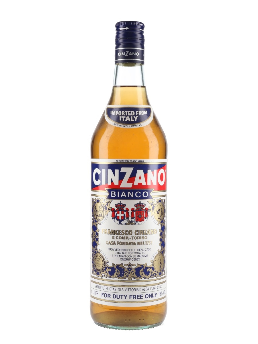Cinzano Bianco Bottled 1990s - Duty Free 100cl / 16%