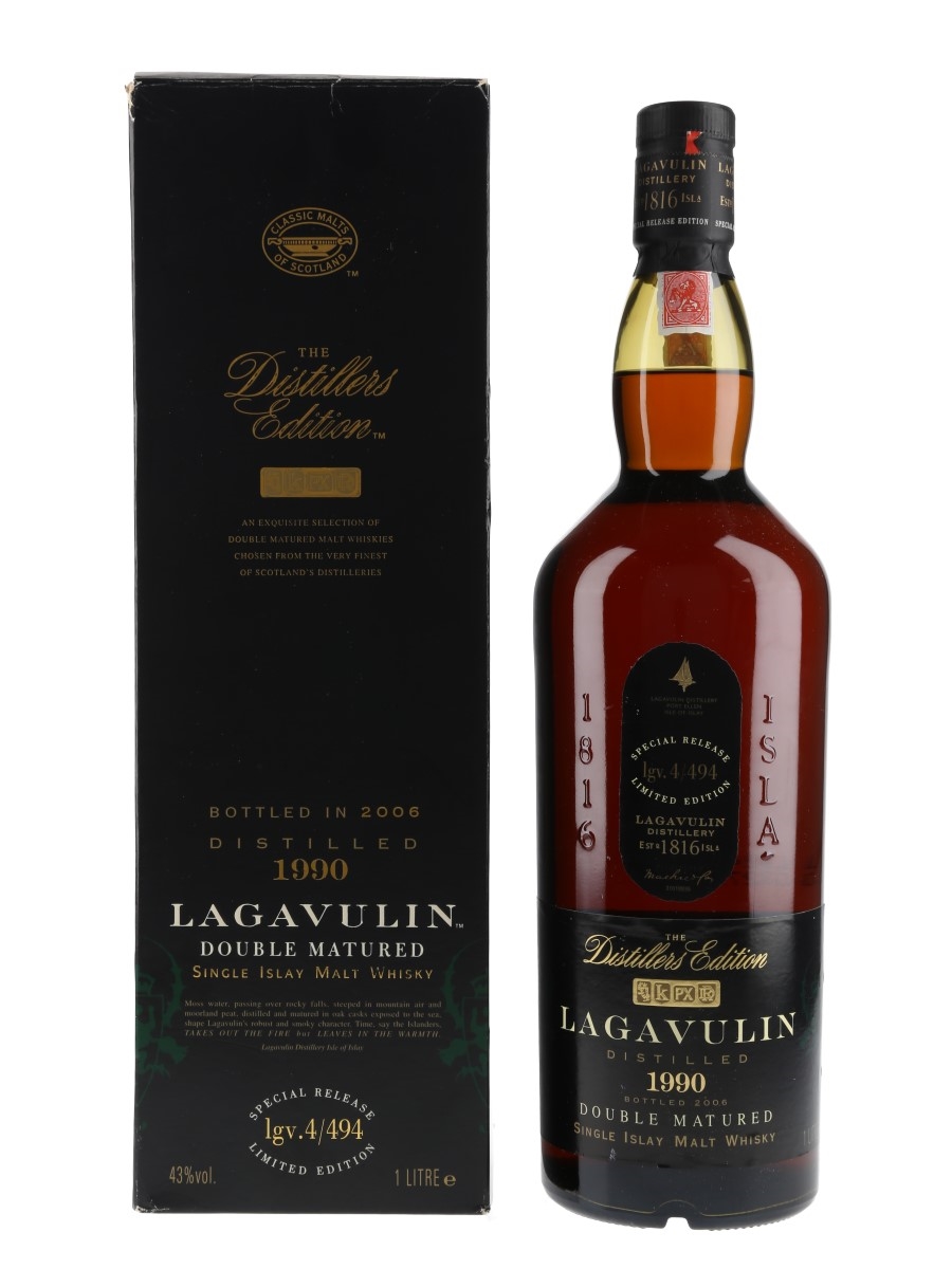 Lagavulin 1990 Distillers Edition Bottled 2006 100cl / 43%