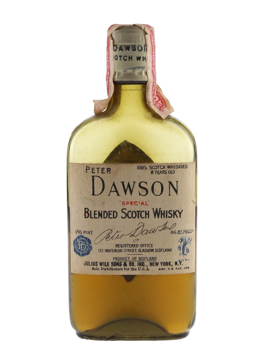 Dawson's Special Bottled 1950s - Julius Wile Sons & Co. 4.7cl / 43.4%