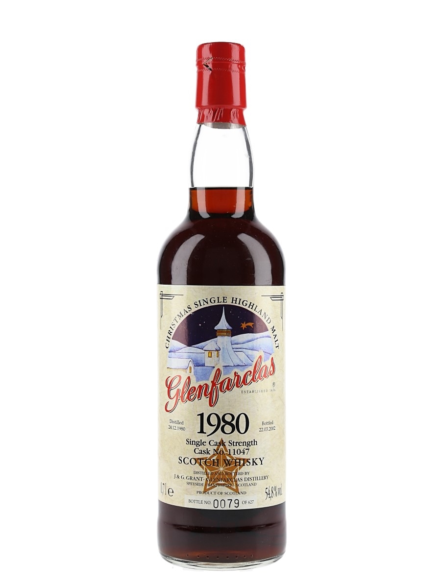 Glenfarclas 1980 Christmas Edition Single Cask 11047 Bottled 2002 - German Import 70cl / 54.8%