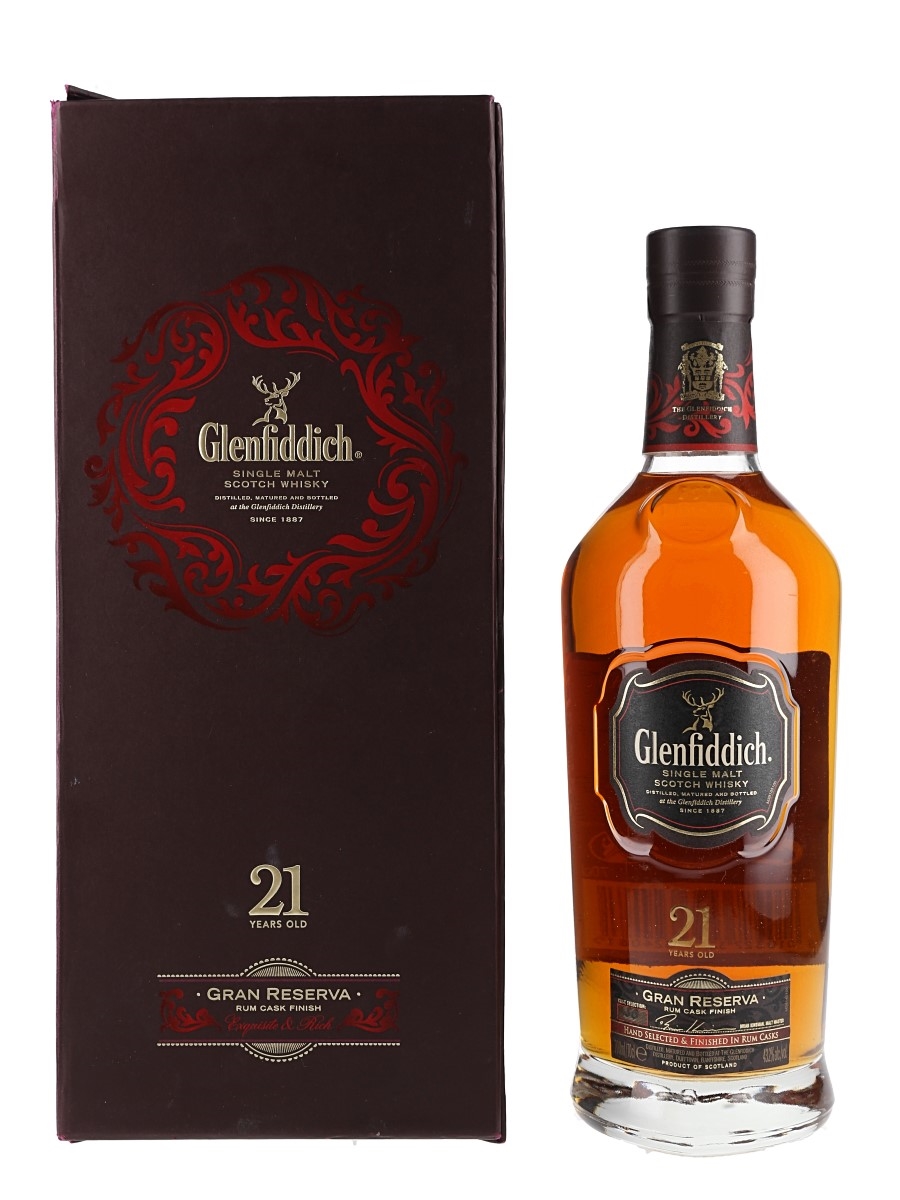 Glenfiddich 21 Year Old Gran Reserva Rum Cask Finish 70cl / 43%
