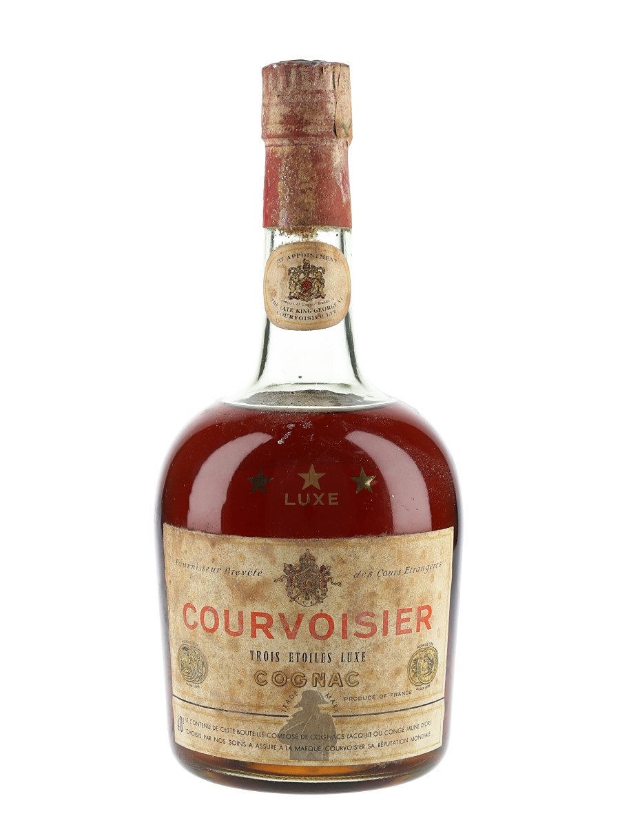 Courvoisier 3 Star Luxe Bottled 1960s 70cl / 40%