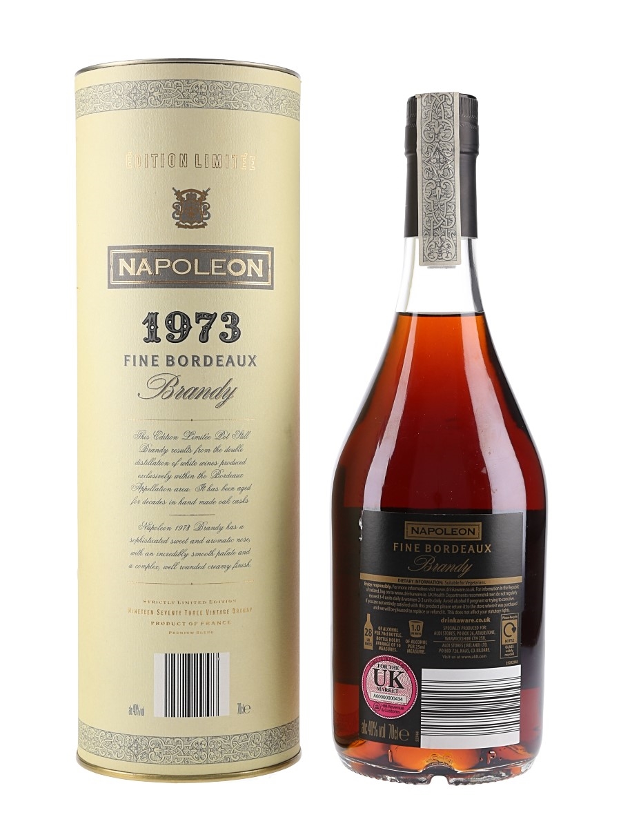 Napoleon 1973 Fine Bordeaux Brandy - Lot 127146 - Buy/Sell Spirits