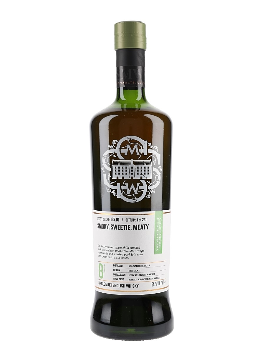 SMWS 137.10 Smoky, Sweetie, Meaty St. George's 2012 8 Year Old 70cl / 64.7%