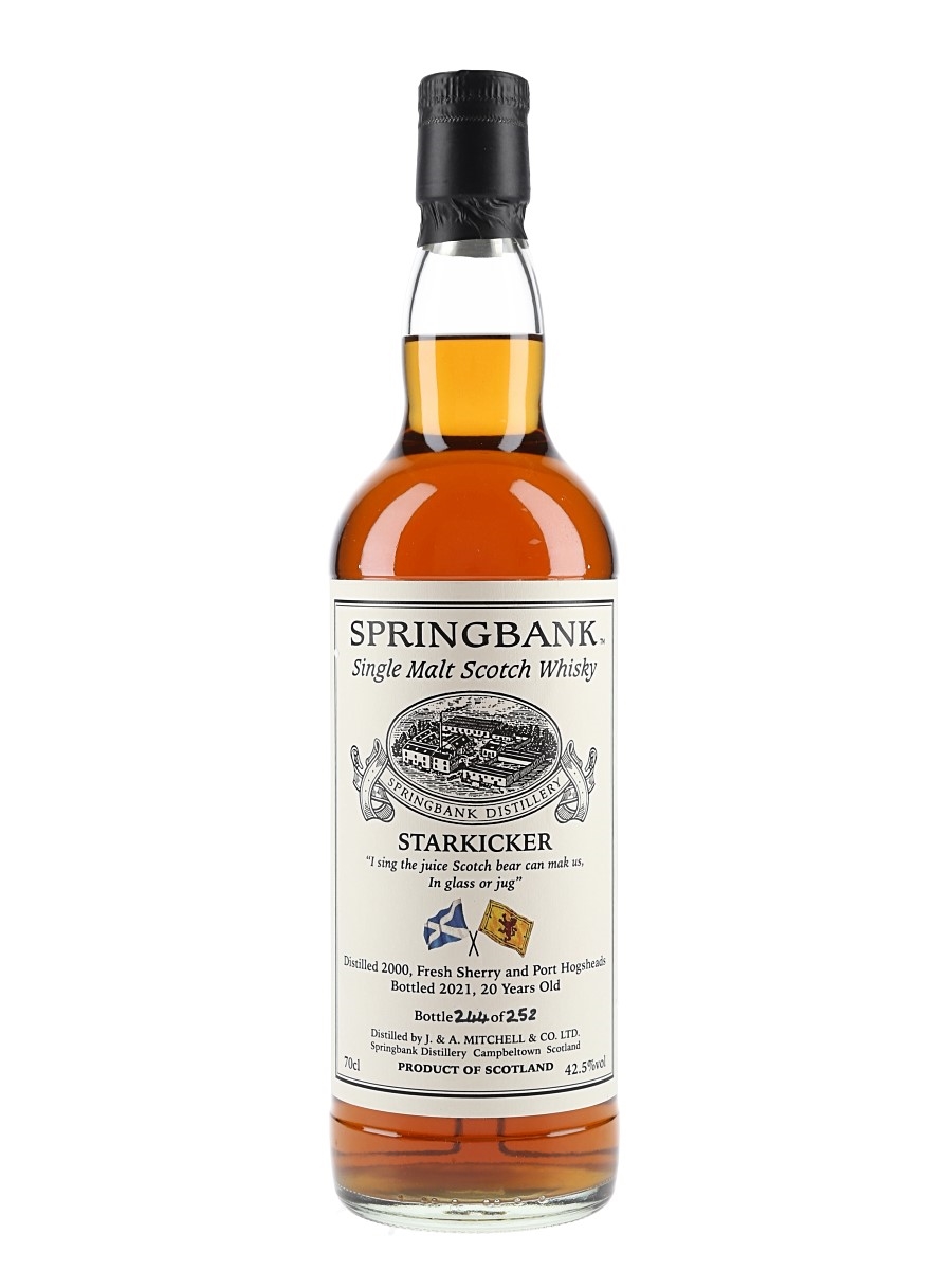 Springbank 2000 20 Year Old Starkicker Bottled 2021 - Private Cask Bottling 70cl / 42.5%