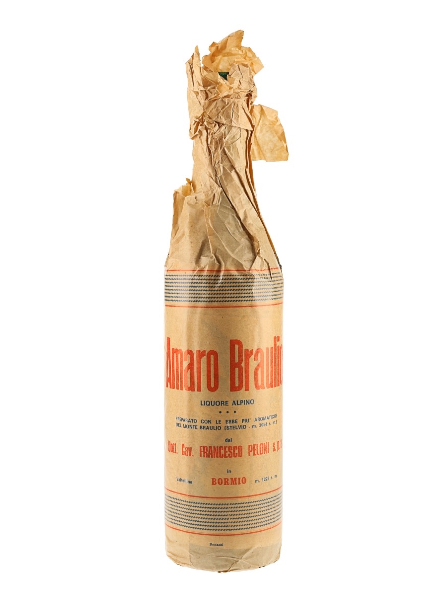 Braulio Amaro Alpino Bottled 1950s 75cl / 21%