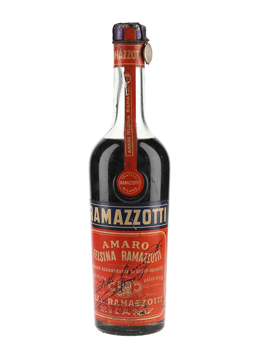Ramazzotti Amaro Bottled 1950s 47cl / 30%