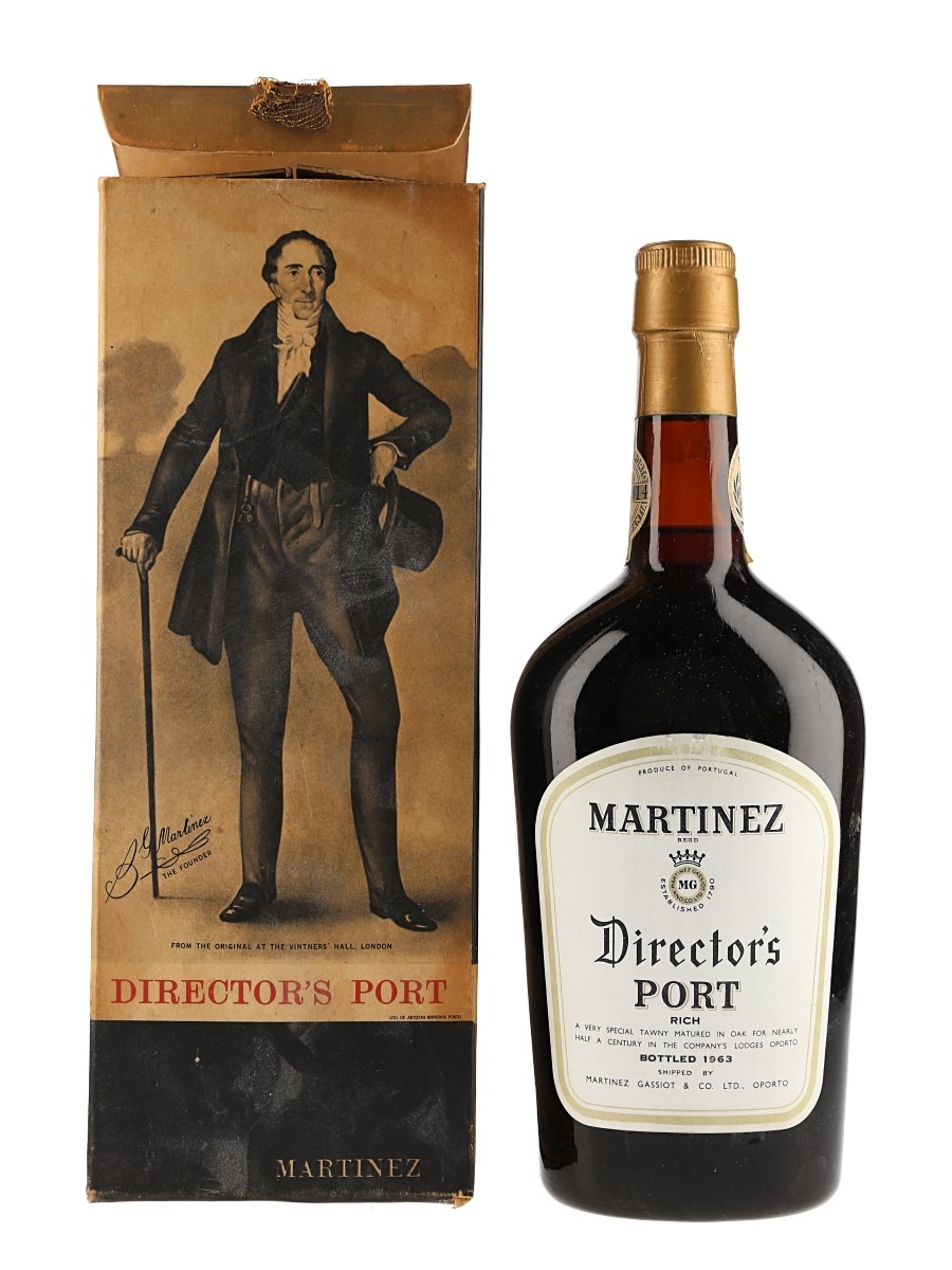 Martinez Director's Tawny Port Bottled 1963 75cl