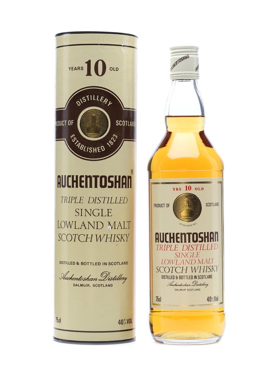 Auchentoshan 10 Years Old Bottled 1980s 75cl / 40%