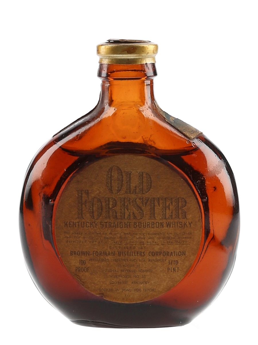 Old Forester Bottled 1950s - TWA 4.7cl / 50%