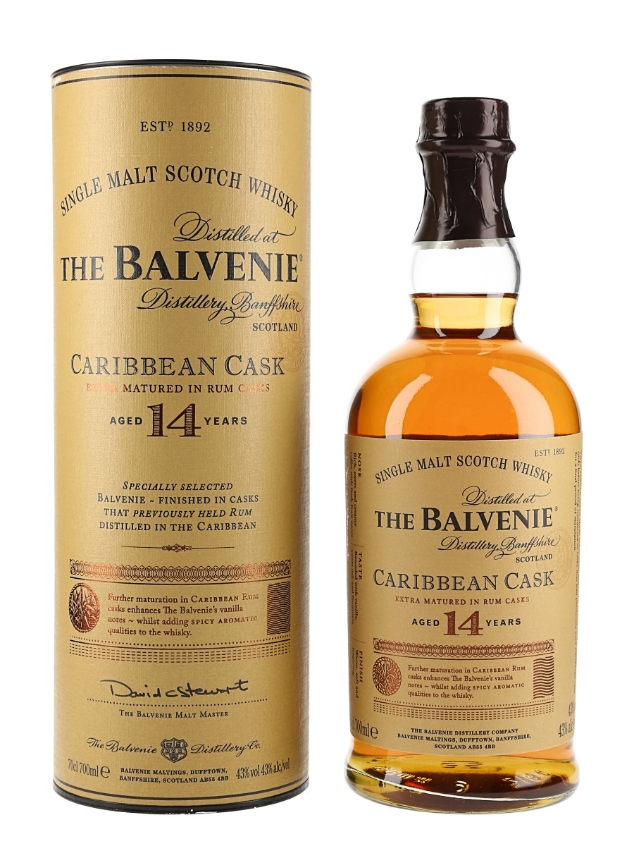 Balvenie 14 Year Old Caribbean Cask  70cl / 43%