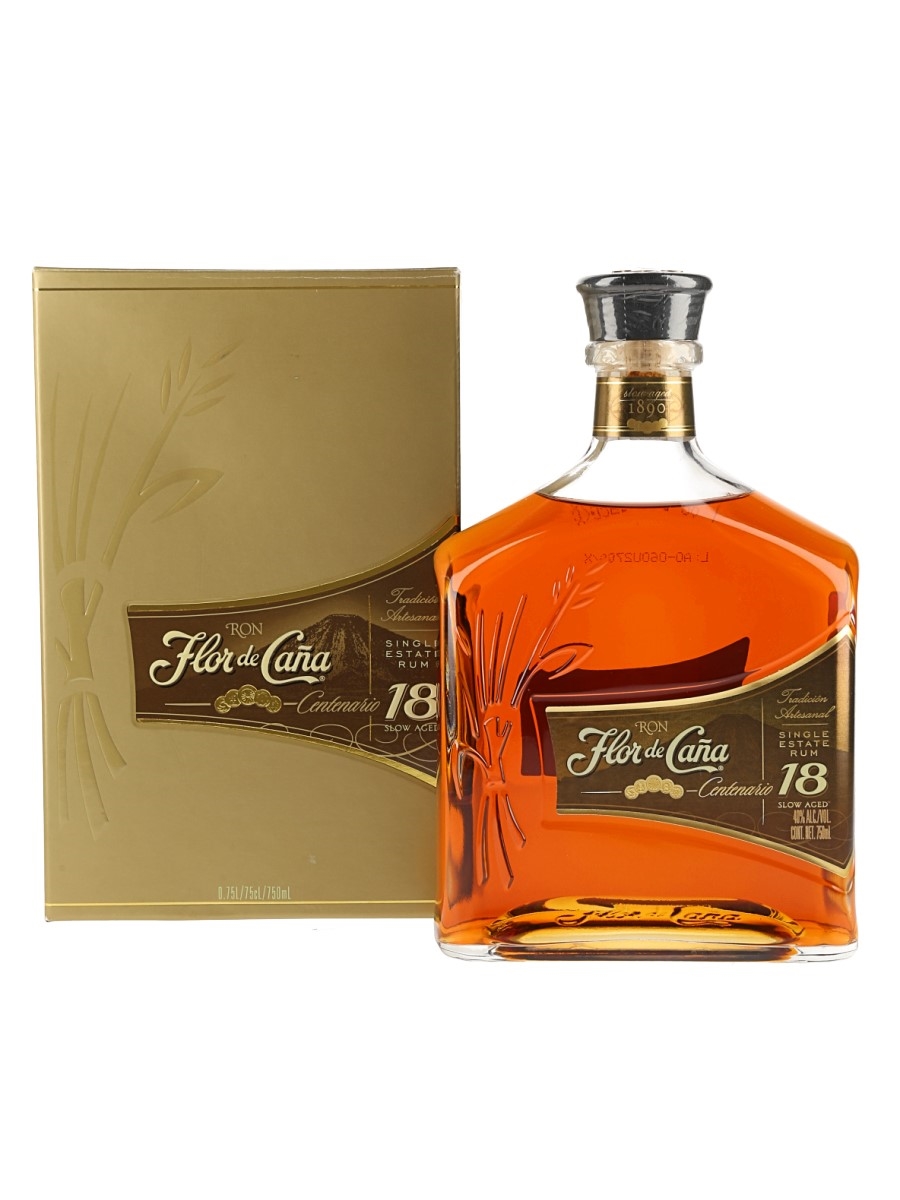 Flor De Cana 18 Year Old Centenario Rum  75cl / 40%
