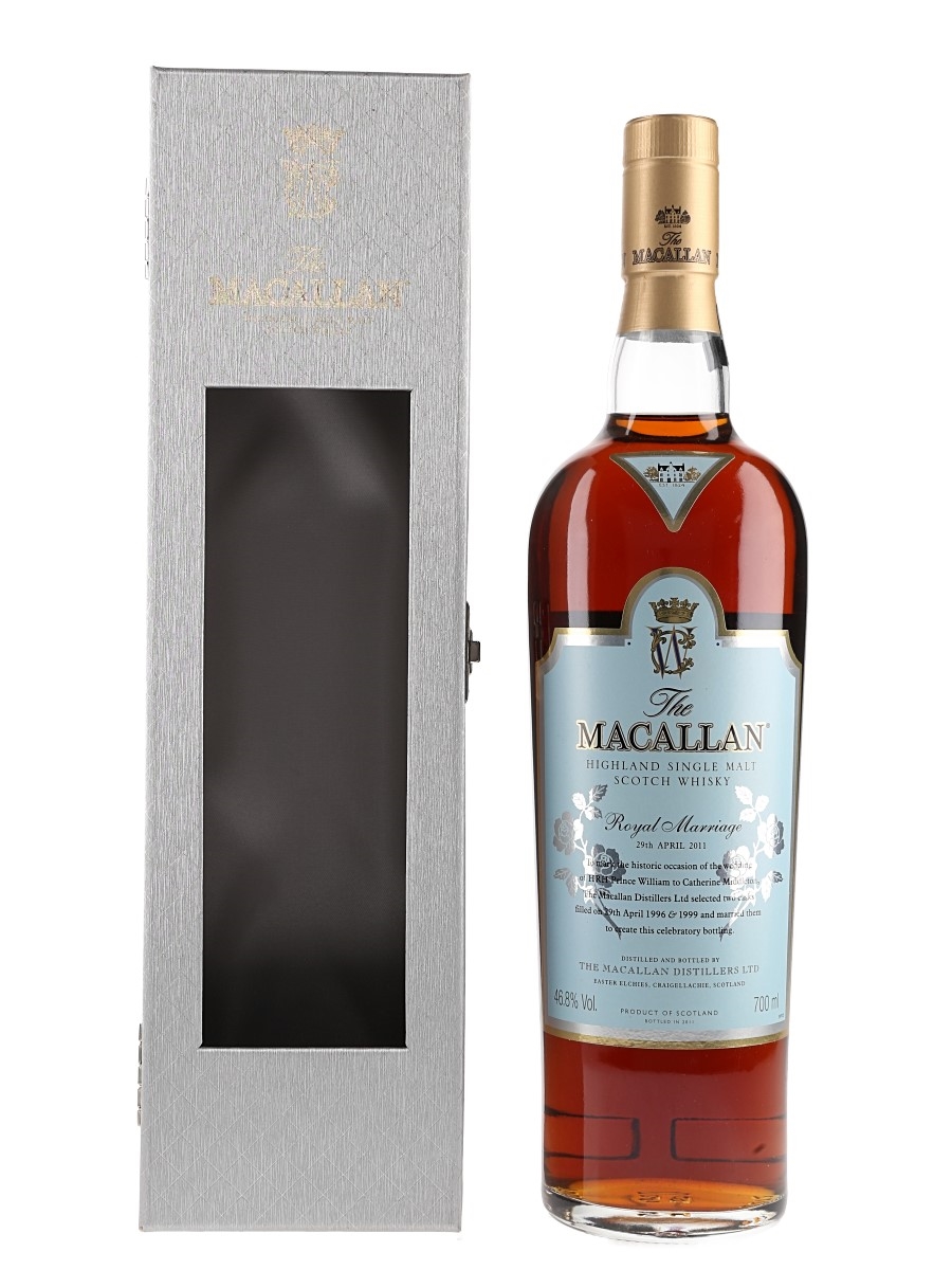Macallan Royal Marriage Bottled 2011 - Kate & William 70cl / 46.8%