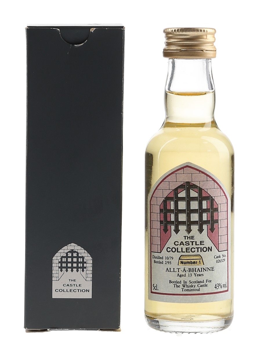 Allt A Bhainne 1979 13 Year Old Bottled 1993 - The Castle Collection 5cl / 43%