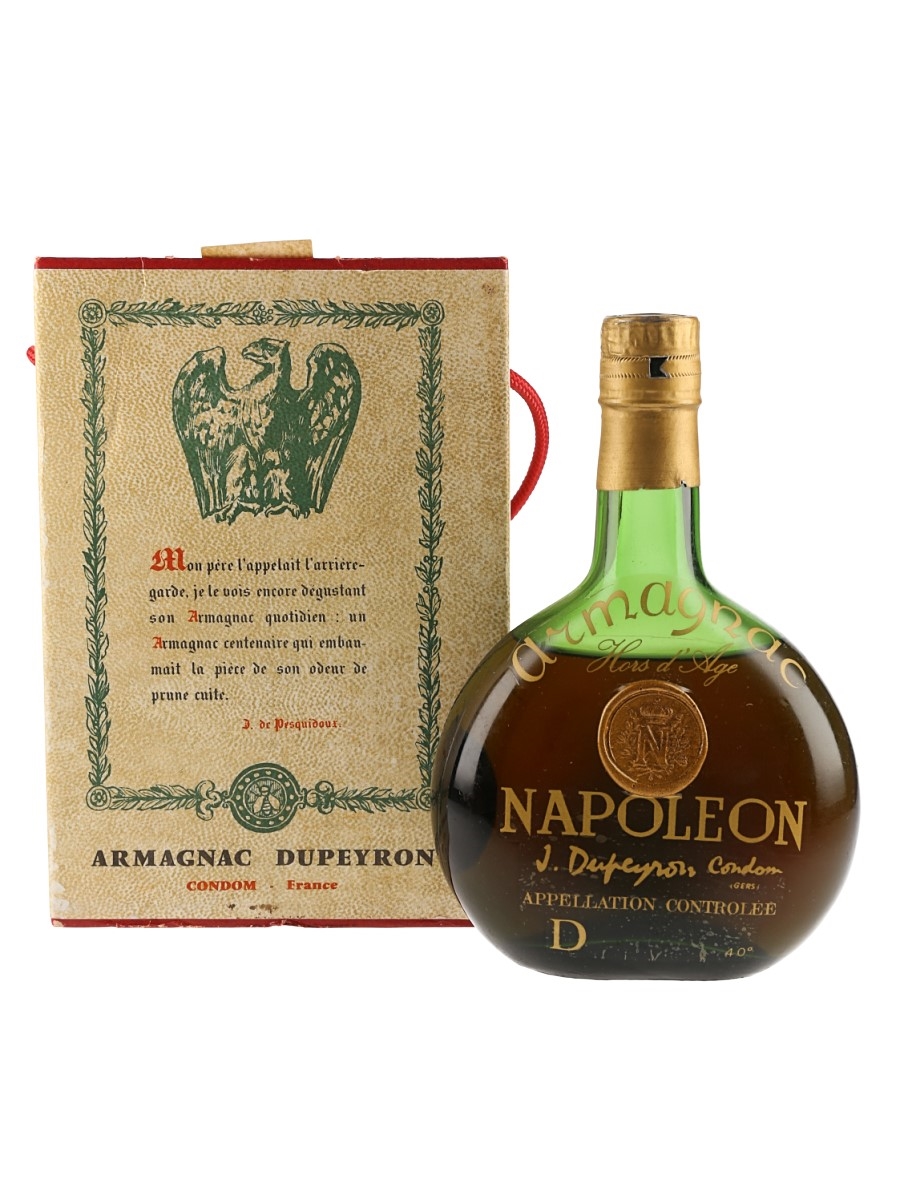 ブランデー Armagnac Napoleon Hors d'Age 39333 Dupeyron Hors D'Age Napoleon Armagnac - Lot 111559 - Buy/Sell