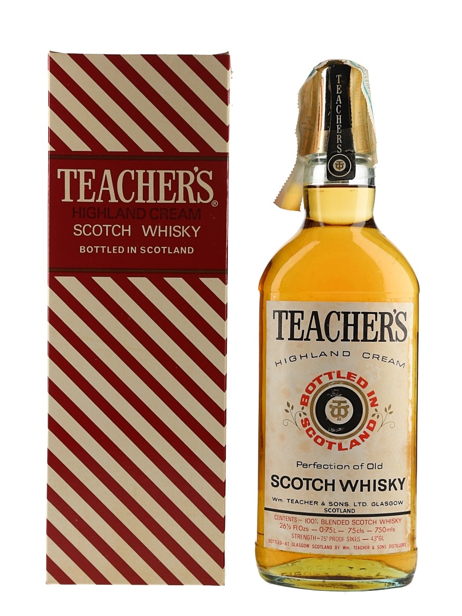 Teacher's Highland Cream Bottled 1970s 75cl / 43%