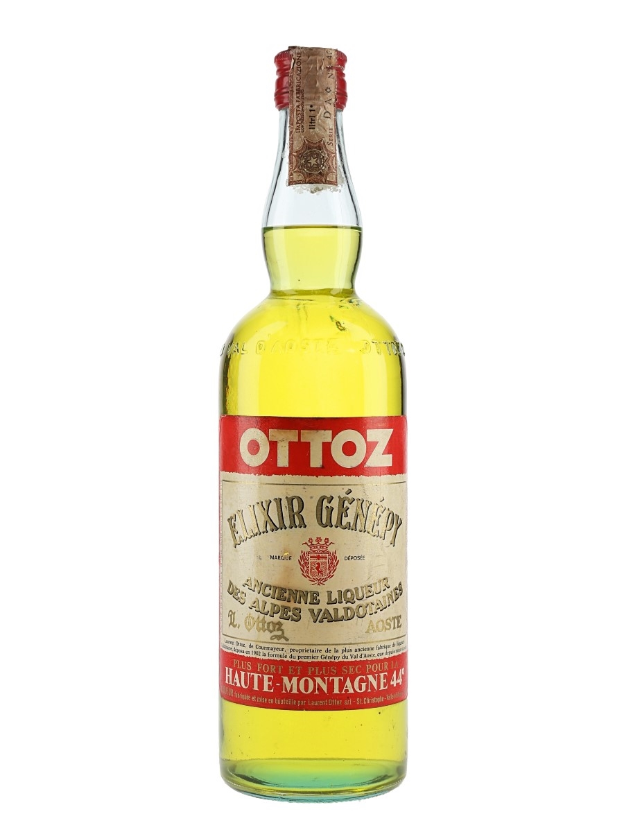 Ottoz Elixir Genepy Bottled 1960s 100cl / 44%