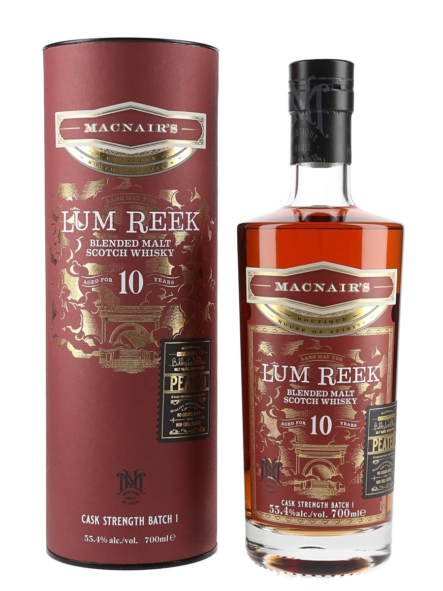 MacNair's Lum Reek 10 Year Old Bottled 2022 70cl / 55.4%