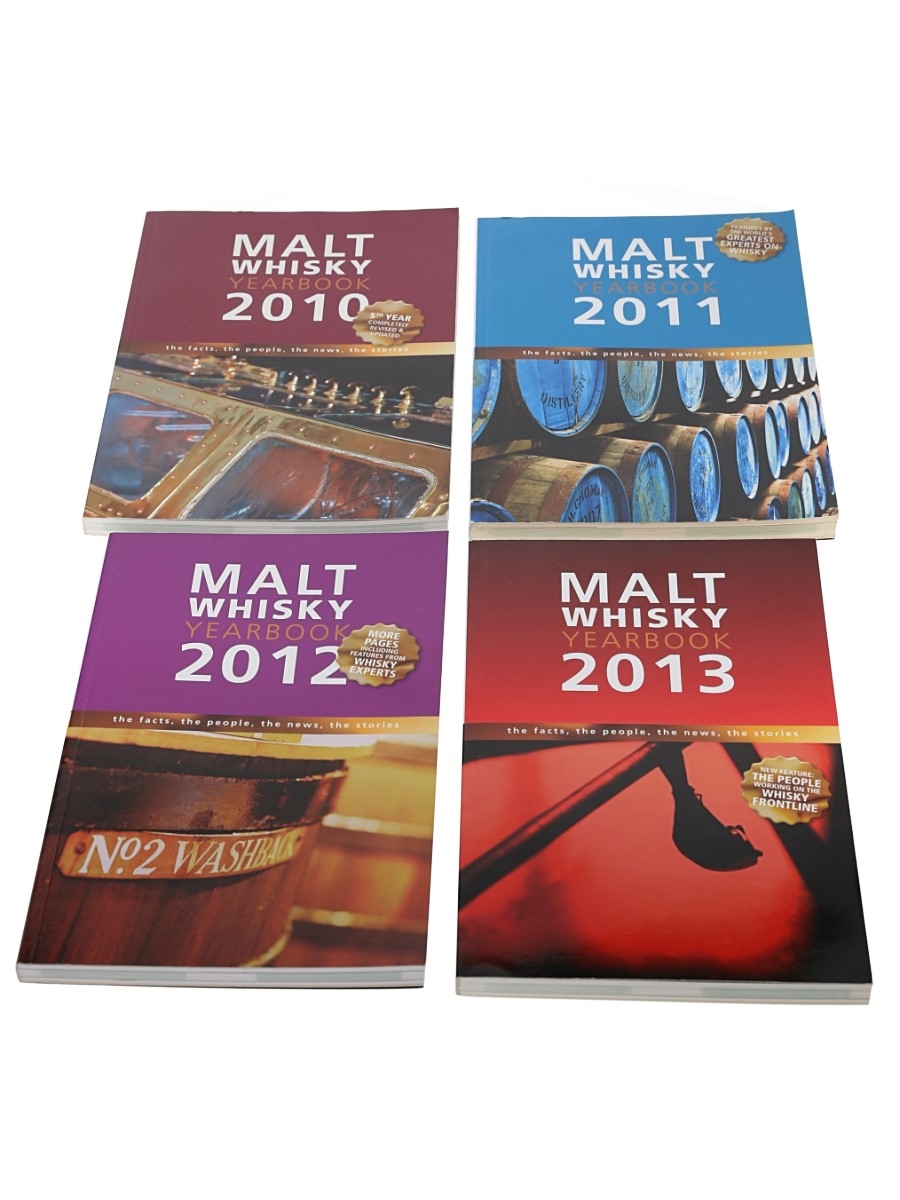 Malt Whisky Yearbooks 2010, 2011, 2012, 2013 