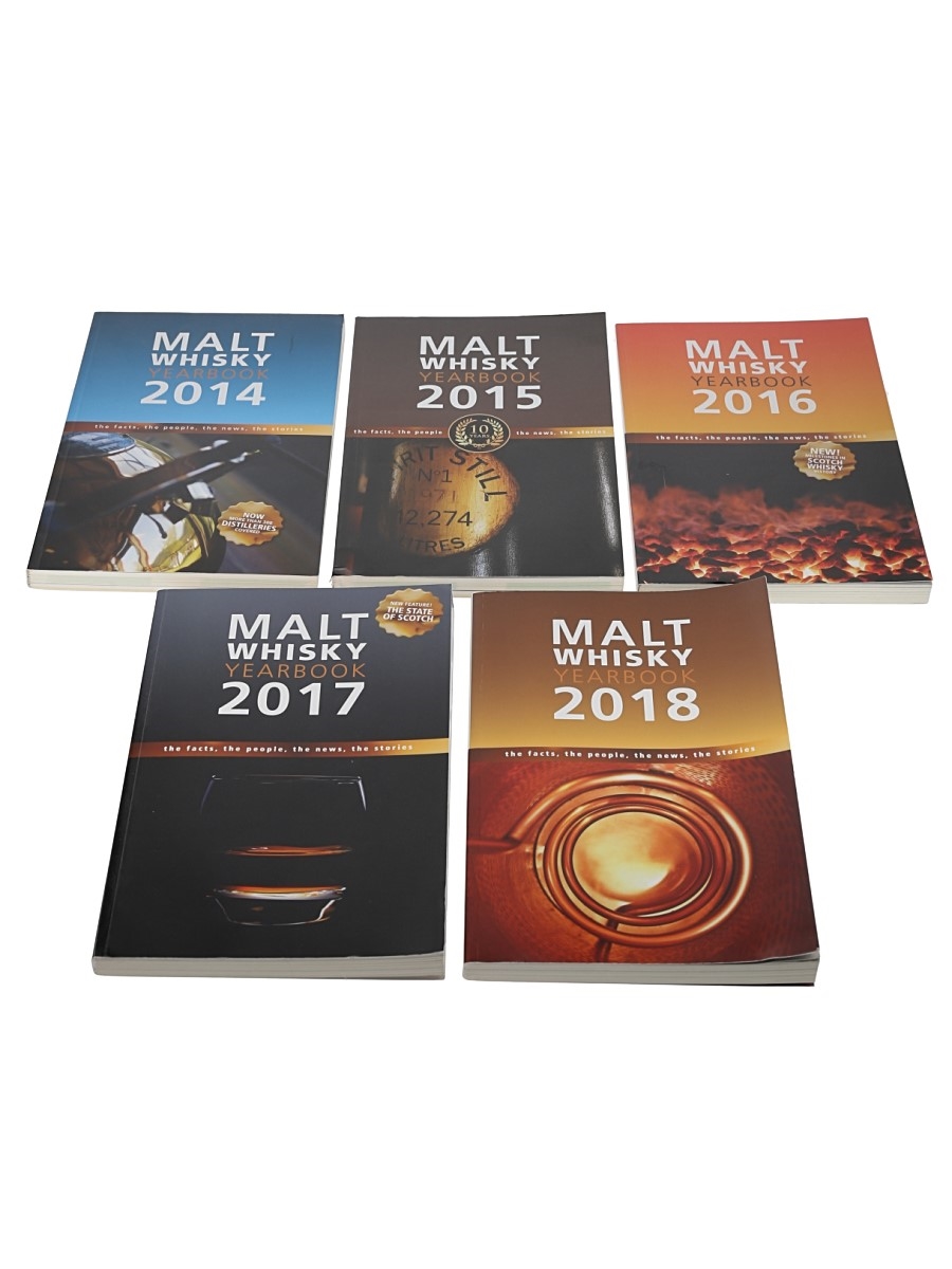 Malt Whisky Yearbooks 2014, 2015, 2016, 2017, 2018 