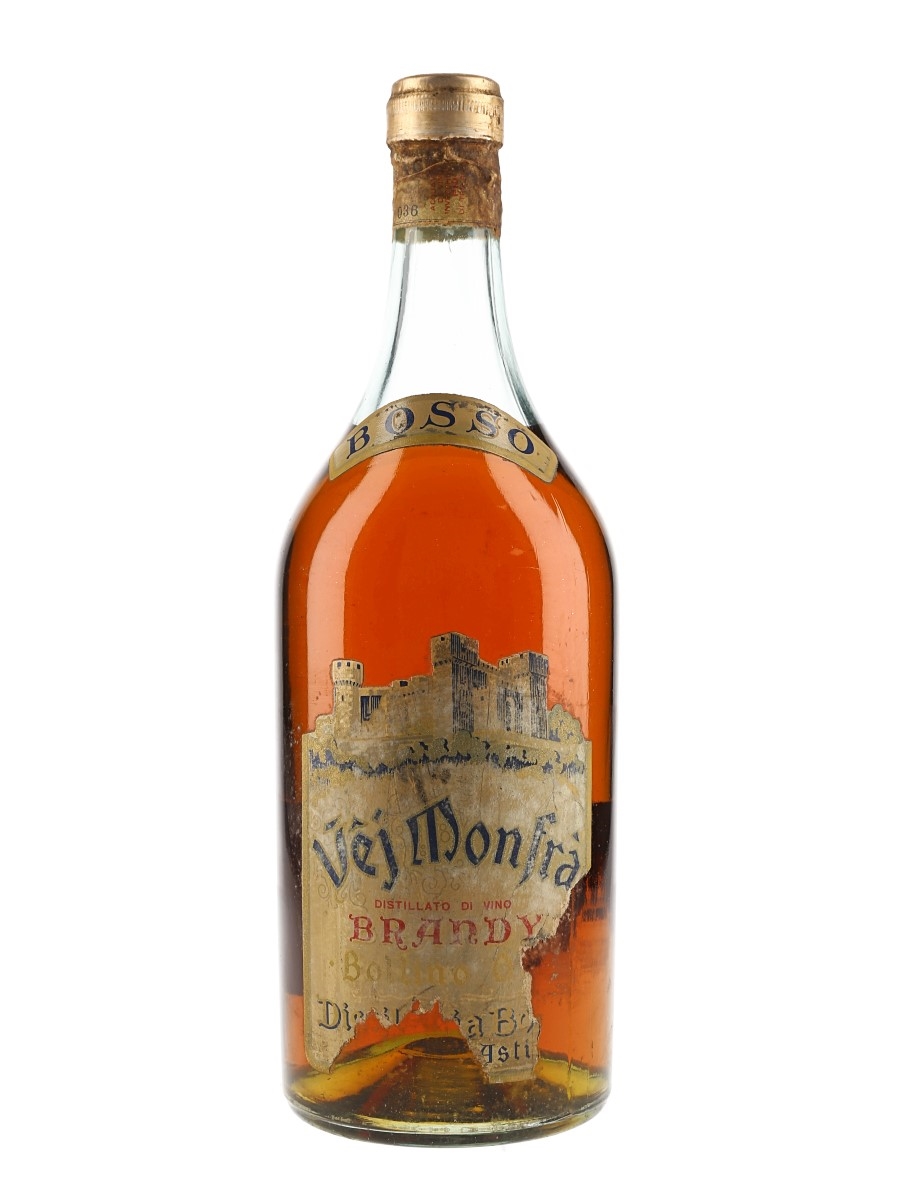 Bosso Brandy Bottled 1950s-1960s 100cl