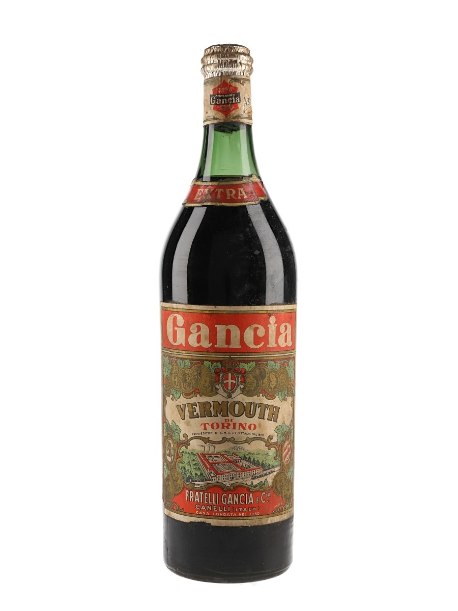 Gancia Vermouth Extra Bottled 1950s 100cl