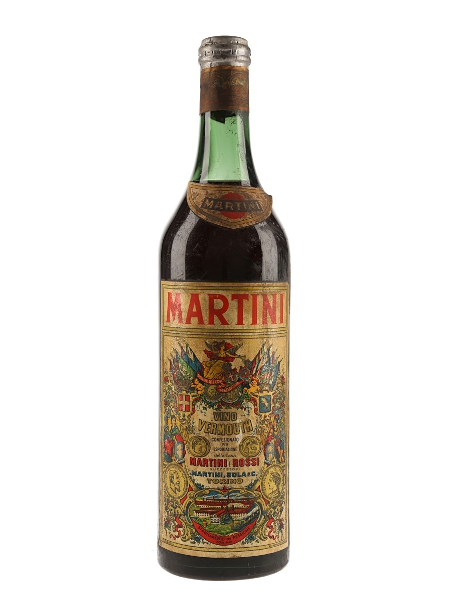 Martini Vino Vermouth Bottled 1950s 100cl / 17.7%