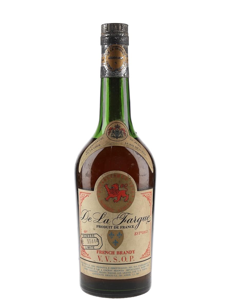 De La Fargue VVSOP Bottled 1960s - Bairo 75cl / 40%