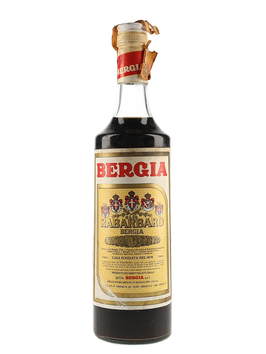 Bergia Rabarbaro Bottled 1970s 100cl / 18%