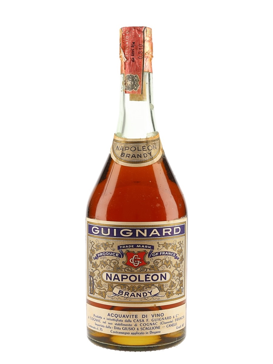 Guignard Eau De Vie De Marc Bottled 1960s-1970s - Ditta Giusio & Scaglione 75cl / 40%