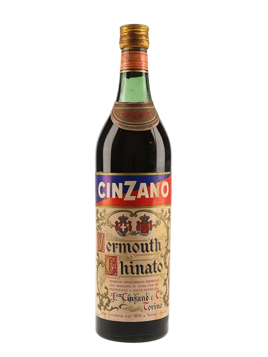 Cinzano Vermouth Chinato Bottled 1960s-1970s 100cl