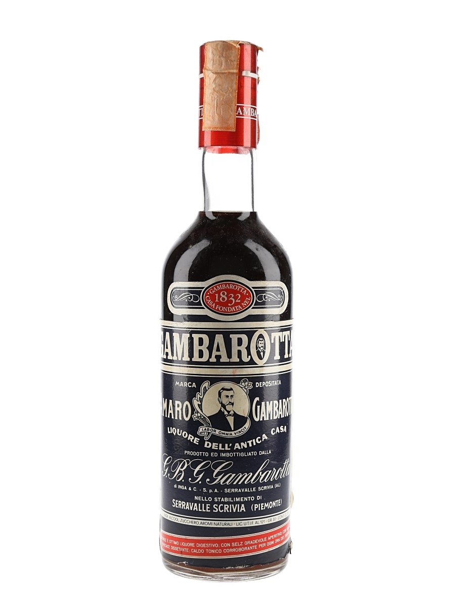 Gambarotta Amaro Bottled 1970s 75cl / 30%