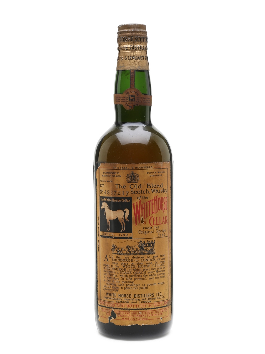 White Horse Bottled 1960s - Spring Cap 75cl / 43%