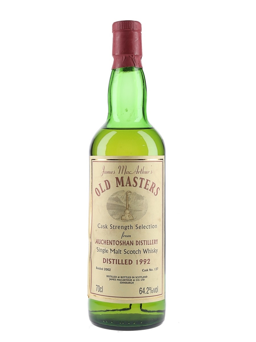 Auchentoshan 1992 Old Masters Bottled 2002 - James MacArthur 70cl / 64.2%