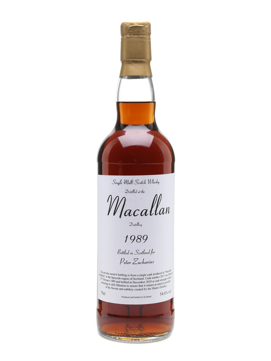Macallan 1989 Single Cask Private Bottling 2010 70cl / 54.6%