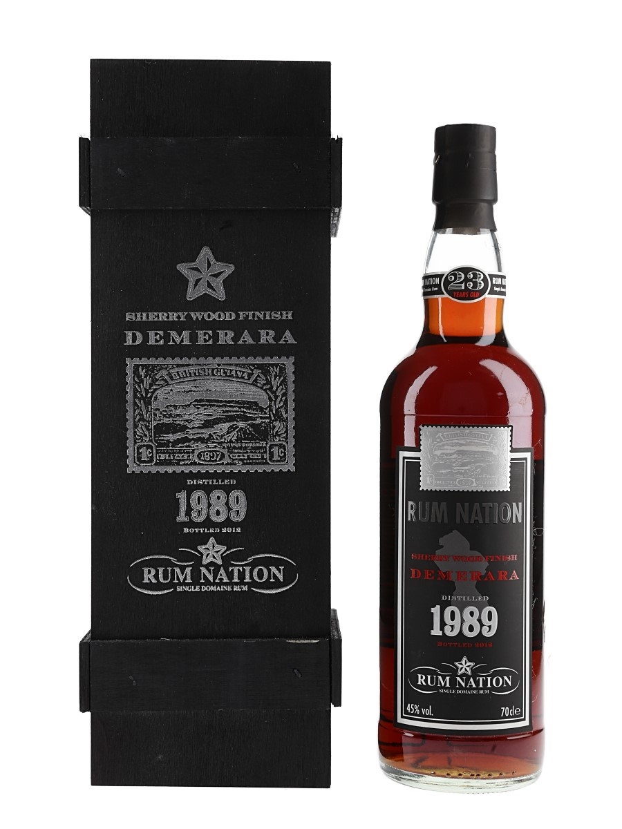 Rum Nation 1989 23 Year Old Demerara Bottled 2012 - Sherry Finish 70cl / 45%