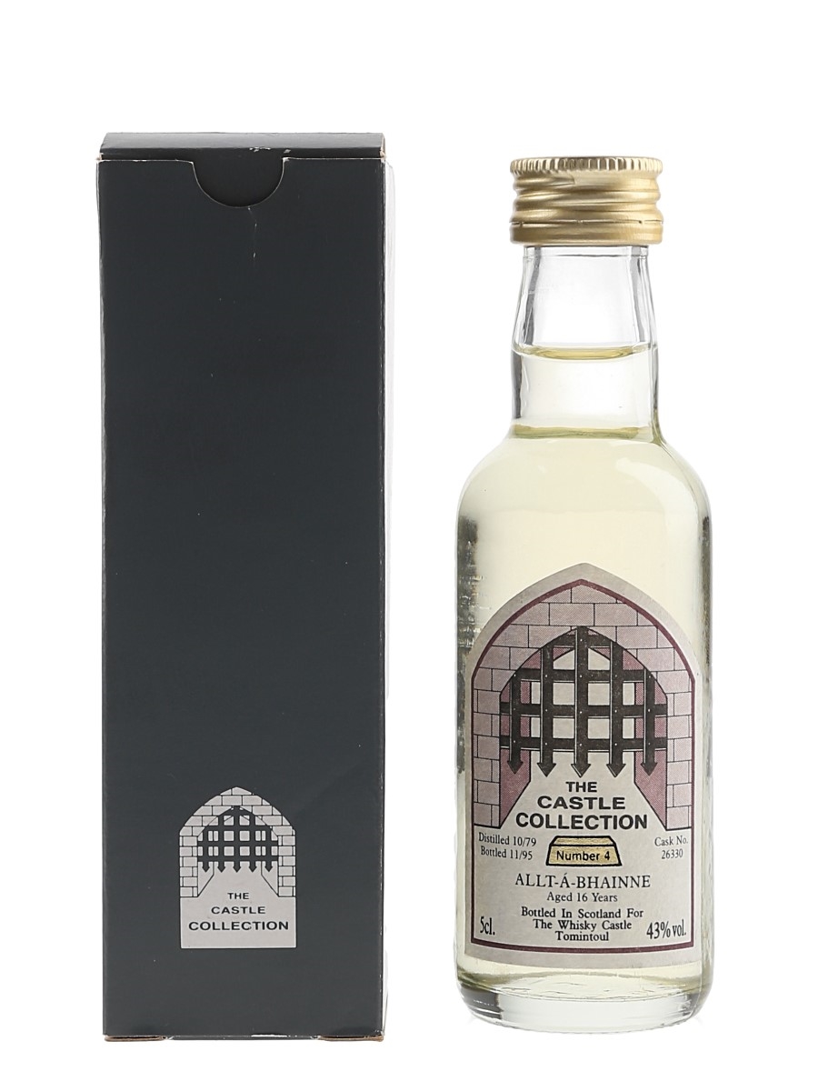 Allt A Bhainne 1979 16 Year Old Bottled 1995 - The Castle Collection 5cl / 43%