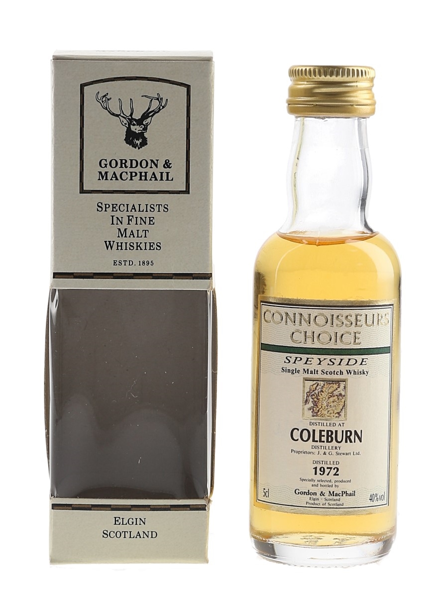 Coleburn 1972 Connoisseurs Choice Bottled 2000s - Gordon & MacPhail 5cl / 40%