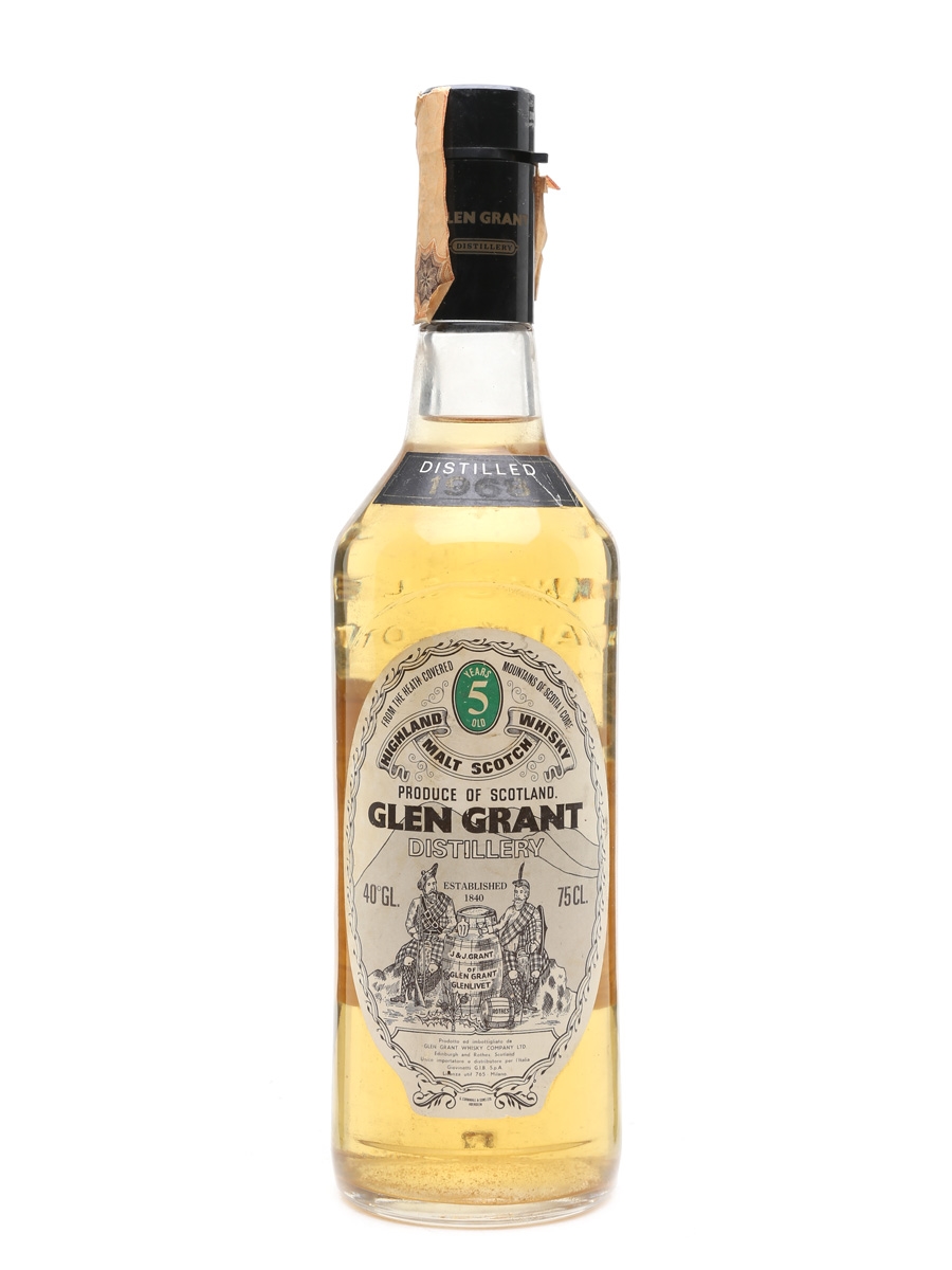 Glen Grant 1968 5 Year Old - Giovinetti 75cl / 40%