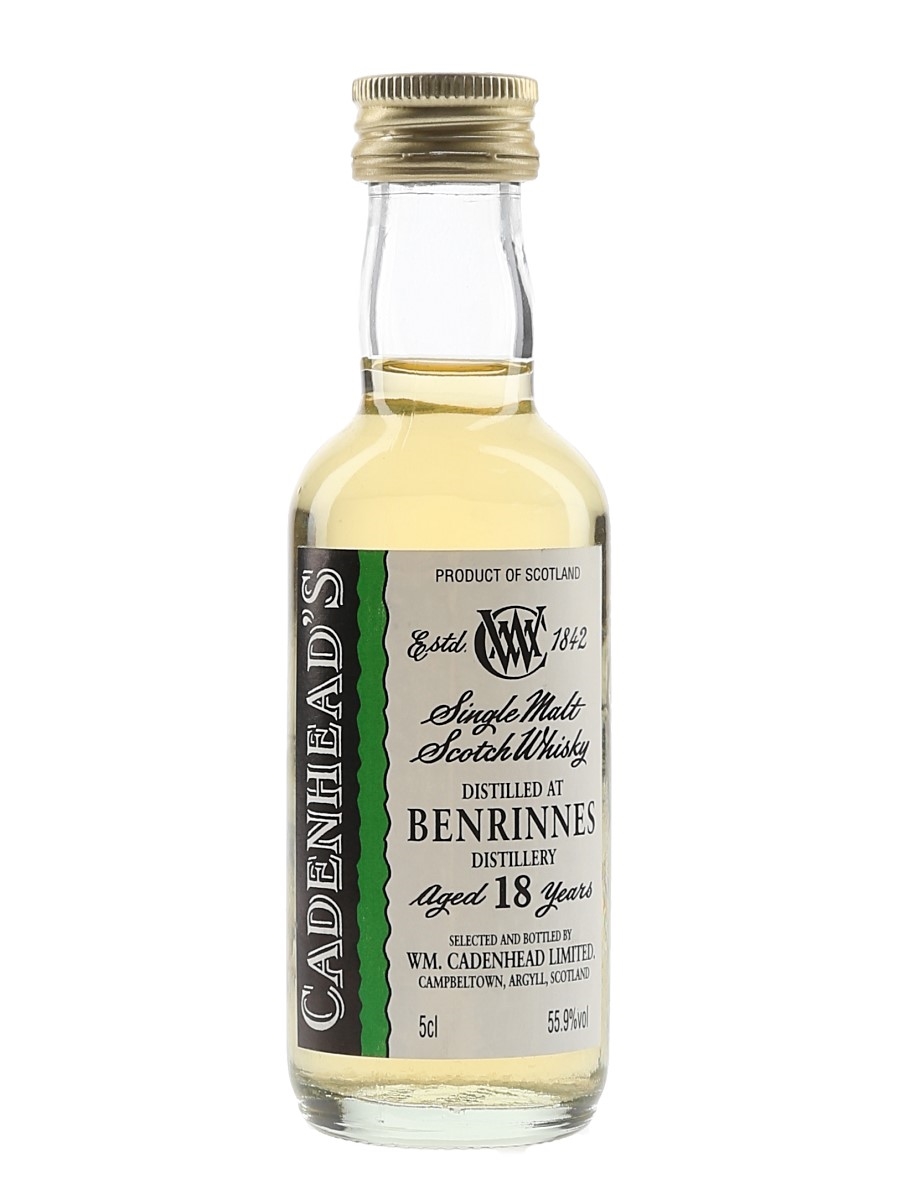Benrinnes 18 Year Old Cadenhead's 5cl / 55.9%