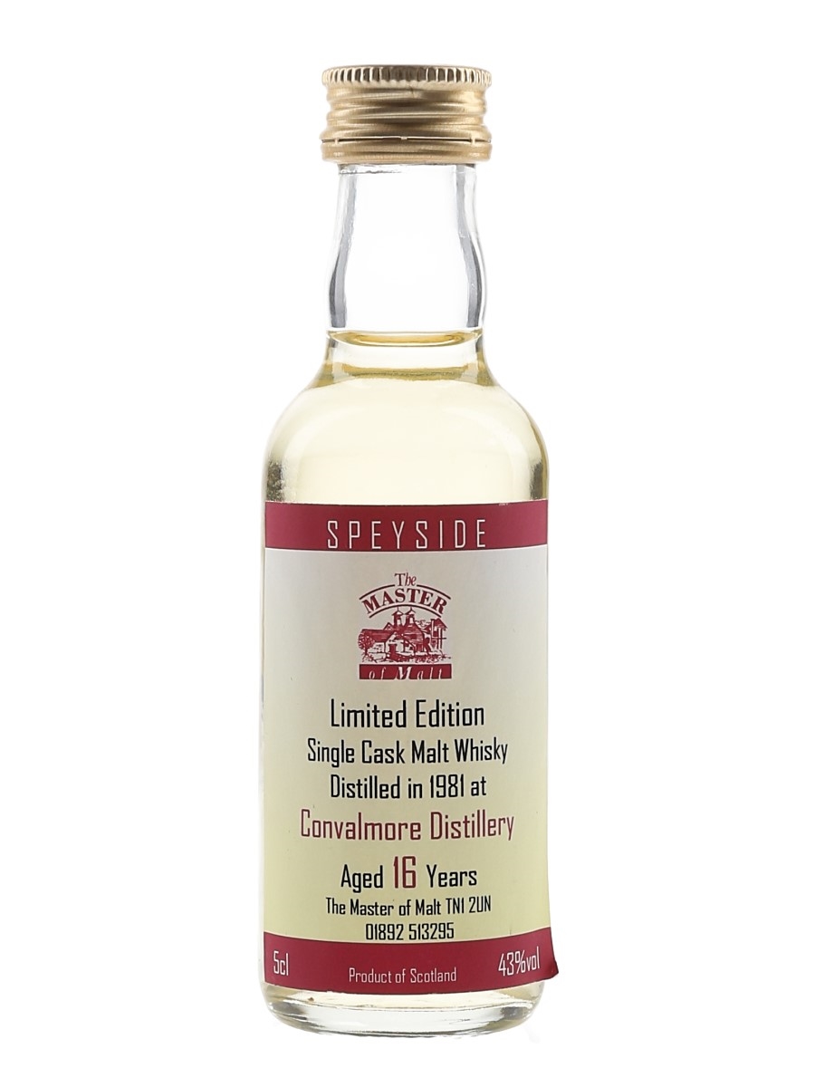 Convalmore 1981 16 Year Old The Master Of Malt 5cl / 43%