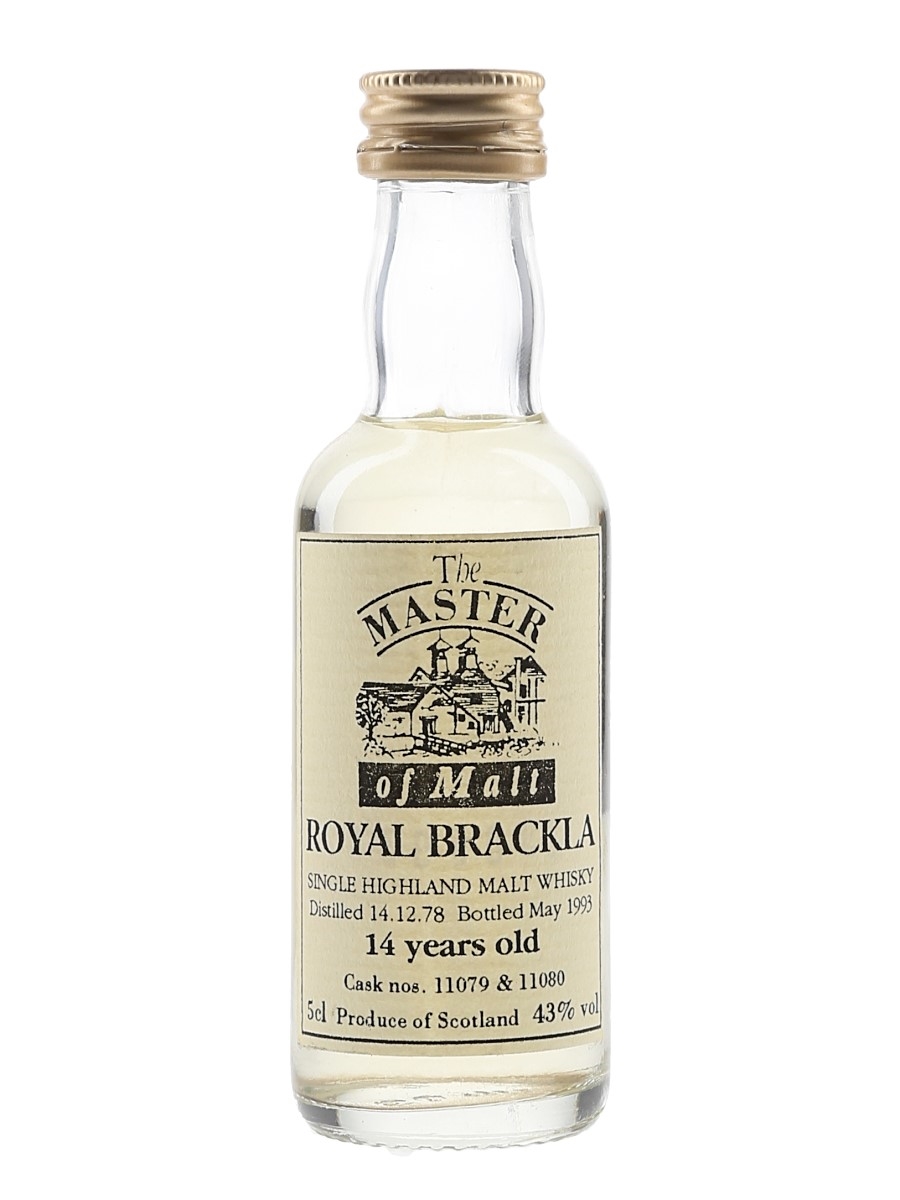 Royal Brackla 1978 14 Year Old Bottled 1993 - The Master Of Malt 5cl / 43%